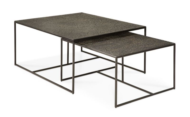 Pentagon Couchtisch 2er Set Whisky Ethnicraft